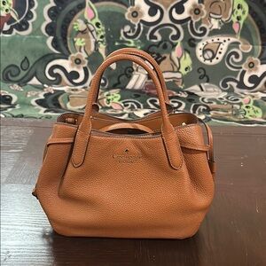 Kate Spade Dumpling Brown Leather Handbag